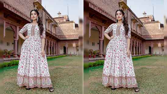 Anarkali Suit Salwar Design Images Photo
