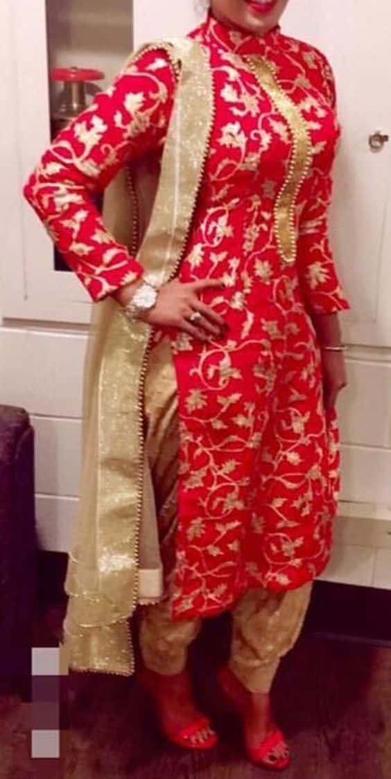 Punjabi Suit Salwar Pic