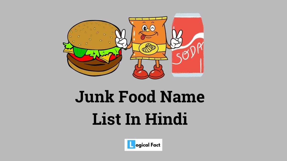 Junk food name list in Hindi and English