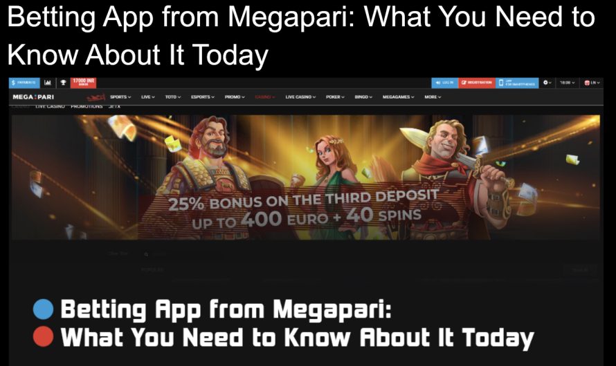 Megapari app: information for new users for 2022