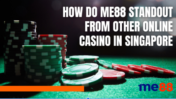 How does Me88 stand out from other online casinos in Singapore?