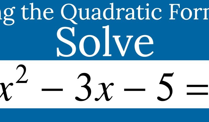2×2-3x- 5 = 0: Solving The Complex Equation